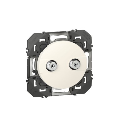 Prise réseau câblé AFORM type F Dooxie Blanc / Legrand