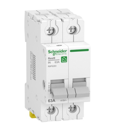 Interrupteur-sectionneur Resi9 XP- 2P 63A