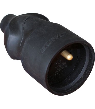 Fiche 16A femelle caoutchouc IP40 sanss bague