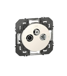 Prise TV-R-SAT étoile blindée Dooxie Blanc / Legrand