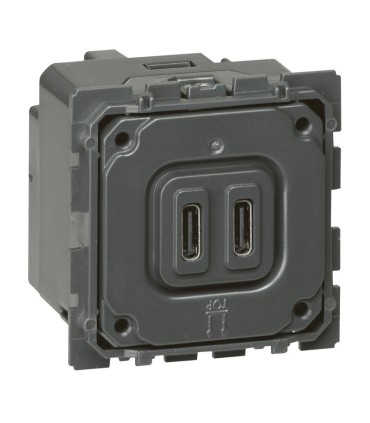 Chargeur double USB Céliane typeC 3A