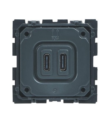 Chargeur double USB Céliane typeC 3A