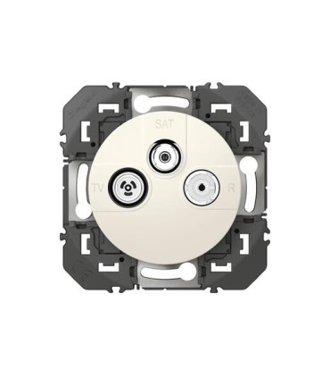 Prise TV-R-SAT étoile blindée Dooxie Blanc / Legrand