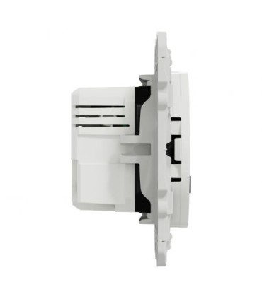 Prise USB double Odace  type A+C  - 5 Vcc - 2,4A - Blanc