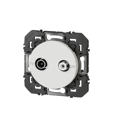 Prise TV-SAT étoile blindée Dooxie Blanc / Legrand