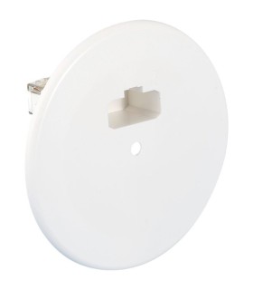 Couvercle de finition DCL ø120 Blanc