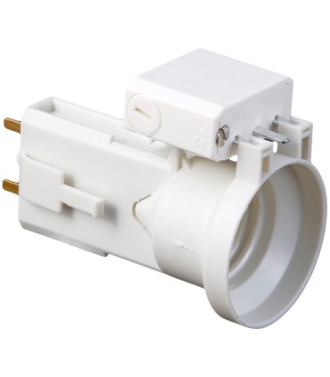 Douille Courte E27 DCL blanche