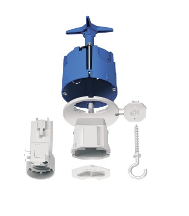 Boite Point de centre DCL MULTIFIX Plus avec Douille et Couvercle affleurant