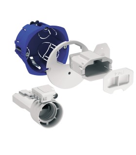 Boite Applique DCL MULTIFIX avec Douille et Couvercle affleurant