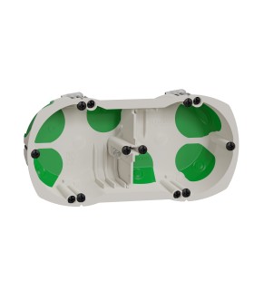 Boite d'encastrement étanche Multifix Air 2 Postes Entraxe 71 Diam.67