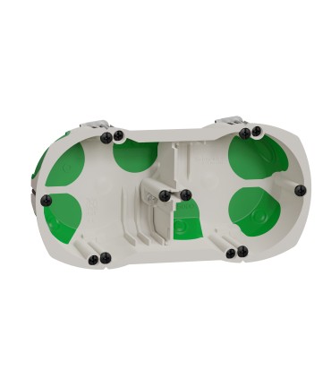 Boite d'encastrement étanche Multifix Air 2 Postes Entraxe 71 Diam.67