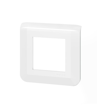 Plaque 1 Poste Mosaic blanc 2 modules