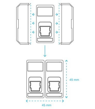 Interrupteur va&vient gallery InterBP avec neutre 2 modules
