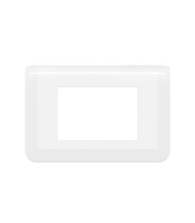 Plaque Mosaic 3 modules blanc