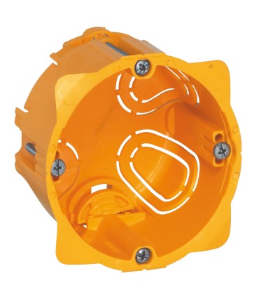 Boîte monoposte Batibox - cloison sèche - vis/griffe - 1 poste - prof. 60