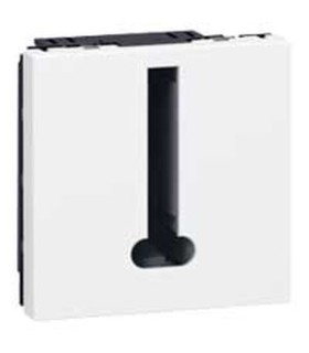 Prise Téléphone en T Mosaic 8 contacts - 2 modules - blanc