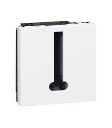 Prise Téléphone en T Mosaic 8 contacts - 2 modules - blanc