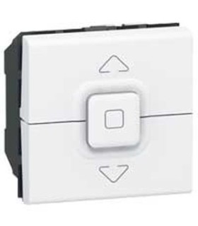 Interrupteur Volet Roulant Mosaic - 2 modules - blanc