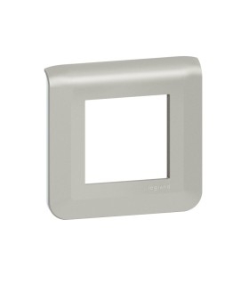 Plaque de finition Mosaic pour 2 modules Aluminium