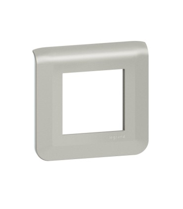 Plaque de finition Mosaic pour 2 modules Aluminium