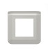 Plaque de finition Mosaic pour 2 modules Aluminium