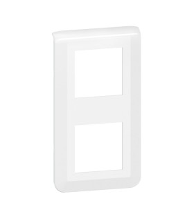 Plaque de finition verticale Mosaic pour 2x2 modules blanc
