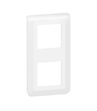 Plaque de finition verticale Mosaic pour 2x2 modules blanc
