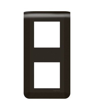 Plaque de finition verticale Mosaic pour 2x2 modules noir mat