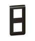 Plaque de finition verticale Mosaic pour 2x2 modules noir mat
