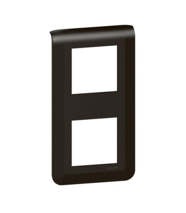 Plaque de finition verticale Mosaic pour 2x2 modules noir mat