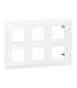 Plaque de finition Mosaic pour 2x3x2 modules blanc