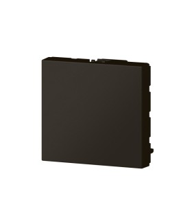 Obturateur Mosaic 2 modules noir mat