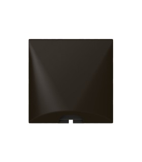 Sortie de câbles Mosaic 2 modules avec serre-câbles noir mat