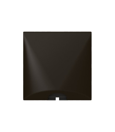 Sortie de câbles Mosaic 2 modules avec serre-câbles noir mat