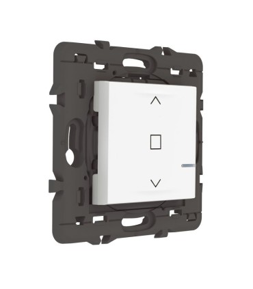 Commande sans fils volet roulant Mosaic with Netatmo blanc