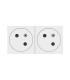 Prise 2P+T surface Mosaic link 16A blanc
