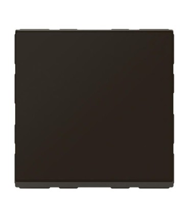 Interrupteur ou va-et-vient 10AX Mosaic Easy-Led 2 modules noir mat