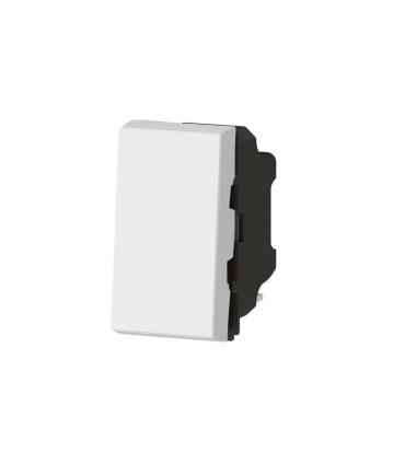 Interrupteur ou va-et-vient 10AX 250V~ Mosaic Easy-Led 1 module blanc