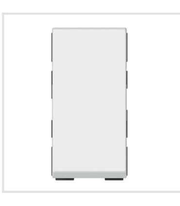 Interrupteur ou va-et-vient 10AX 250V~ Mosaic Easy-Led 1 module blanc
