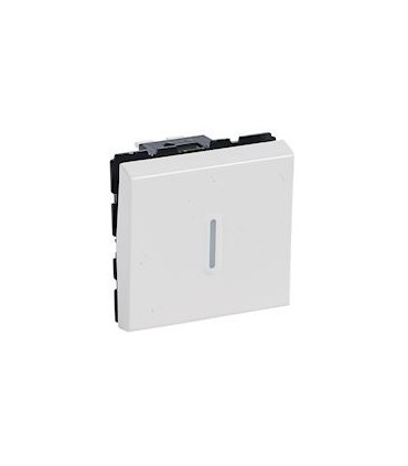 VA-ET-VIENT MOSAIC - 2 MOD - 10 AX - À VOYANT À LED - BLANC