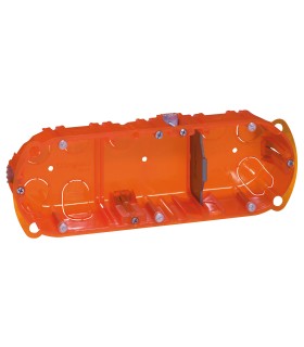 Boite multimatériaux Legrand Batibox 3 postes - Prof. 40mm