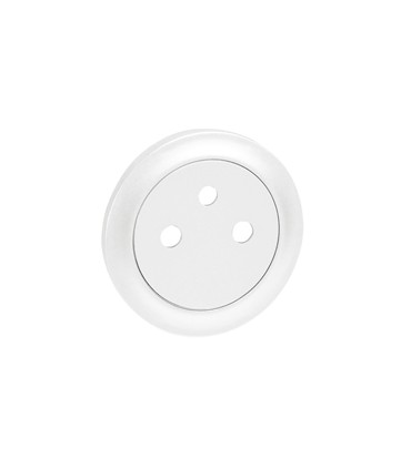 Enjoliveur Céliane pour prise 2P+T Surface blanc