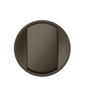 Enjoliveur large Céliane interrupteur, va-et-vient ou poussoir Soft graphite