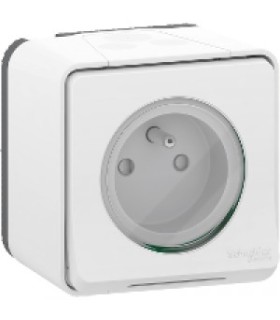 Prise de courant 16A Mureva Styl blanc