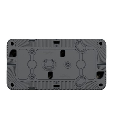 Double prise Mureva Styl 2P+T 16A saillie gris