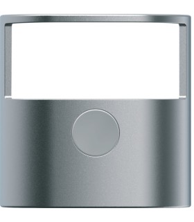 Enjoliveur interrupteur automatique gallery titane / Hager