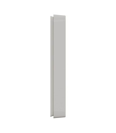 Cadre 2 postes Mureva Styl pour montage encastré vertical blanc