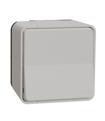 Bouton poussoir Mureva Styl saillie  blanc