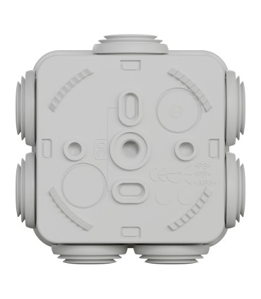 Boite Dérivation étanche Mureva Box 7 Entrées 65X65X45 Gris