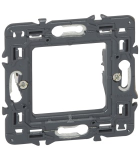 Support pour fixation à griffe longue Batibox - rénovation - pour 1 poste -2 mod